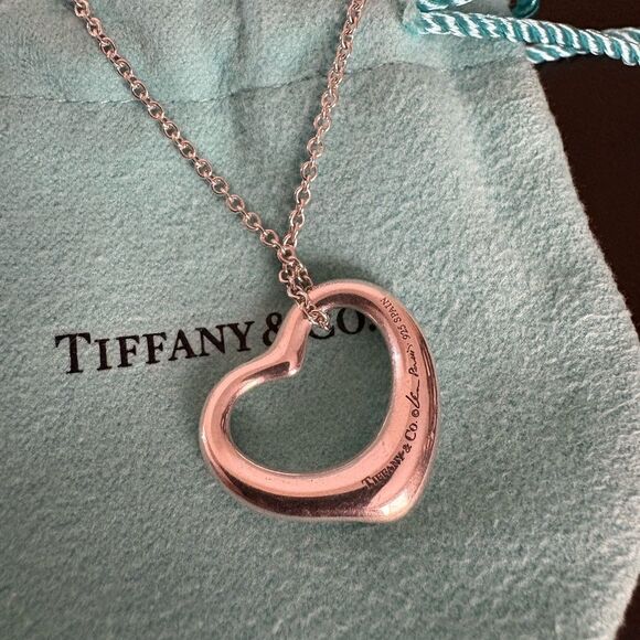 Tiffany & Co. Large Open Heart Necklace - Picture 3 of 6